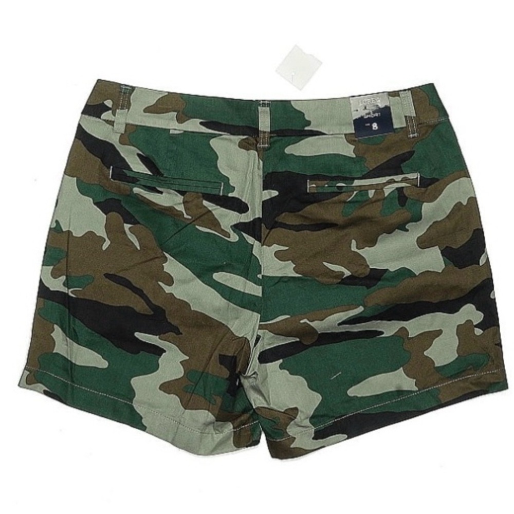 J.Crew Camouflage Shorts - Size 8 - Picture 2 of 4